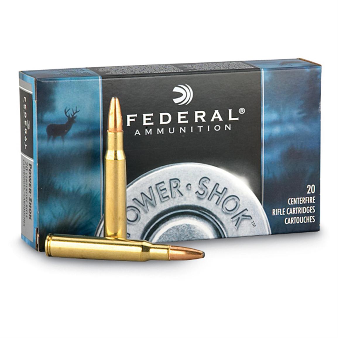 FEDERAL .243WIN 100GR POWER-SHOK SOFT POINT – Fish City Albany : Fishing – Hunting – Boating