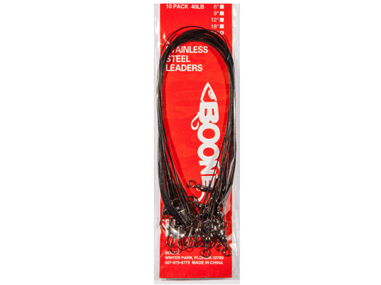 BOONE NYLON COATED WIRE LEADER 40LB - Fish City Albany : Fishing - Hunting  - Boating, North Shore