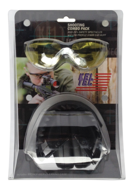 KELTEC SHOOTING SAFETY PACK - GLASSES/MUFFS