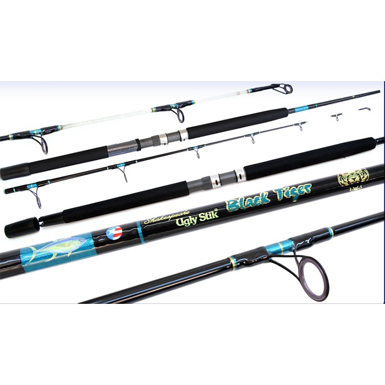 UGLY STICK BLACK TIGER 2PCE 7FT SPIN 5-25KG - Fish City Albany