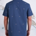 SALTY CREW TIGHT LINES S/S WOVEN SLATE