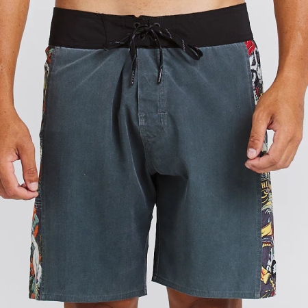 MAD HUEYS LOOSE IN PARADISE BOARDSHORT CHARCOAL