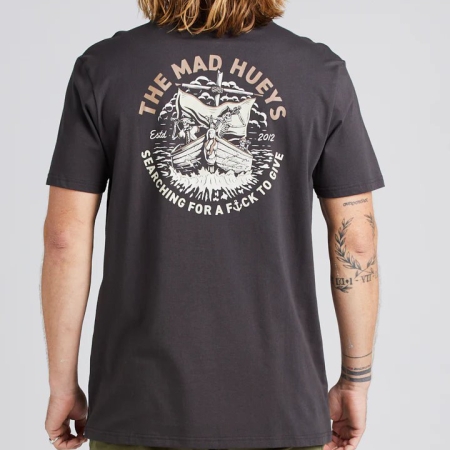MAD HUEYS SEARCHING FOR A FK TO GIVE SS TEE VINTAGE BLACK