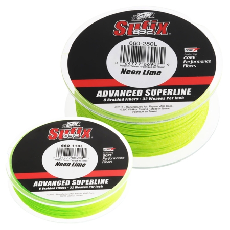 SUFIX 832 NEON LIME 300YD