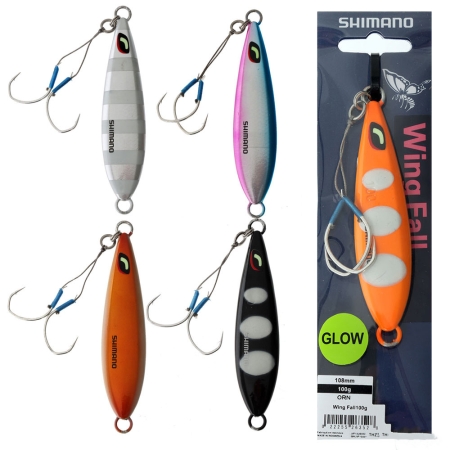 SHIMANO BUTTERFLY WING FALL SLOW PITCH JIG 100G