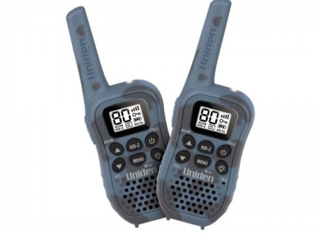 Uniden UHF UH45-2, 0.5W UHF Handheld Radio, Twin Pack, Camo Blue